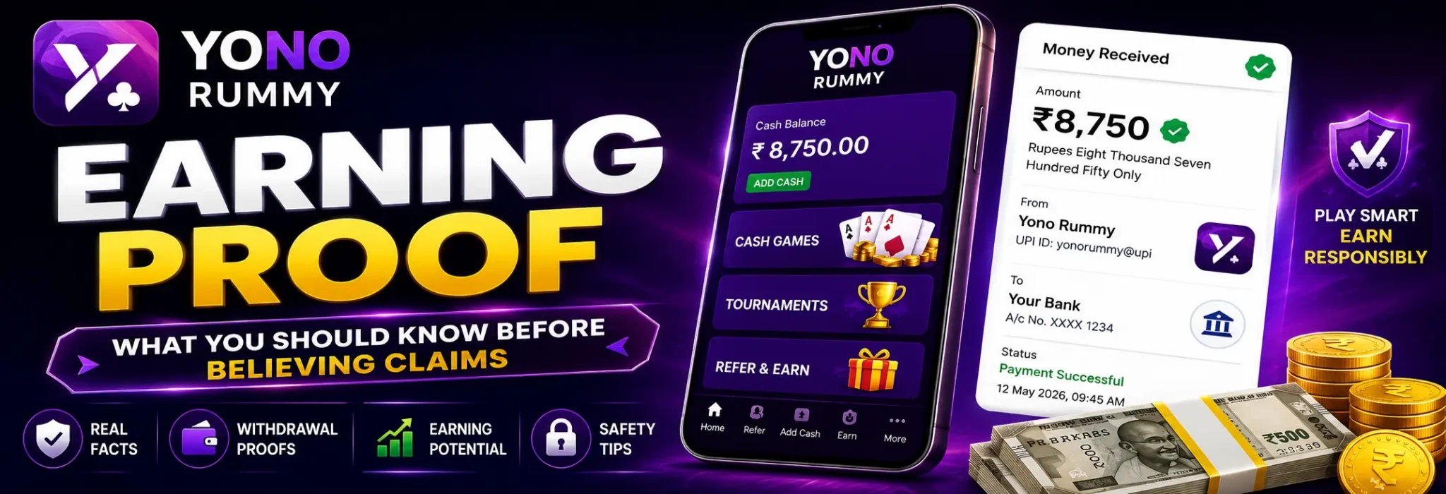 Yono Rummy Earning Proof